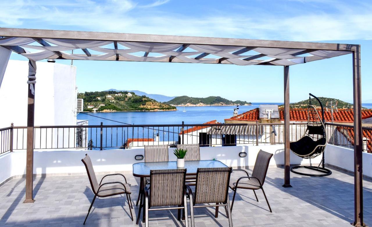 La Maison Plakes Rooftop Apt Skiathos-Stadt Exterior foto